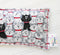 Black Cat: Flax Seed Hot / Cold Pack | Microwavable Heating Pad and Ice Pack - Sew Colorful Designs