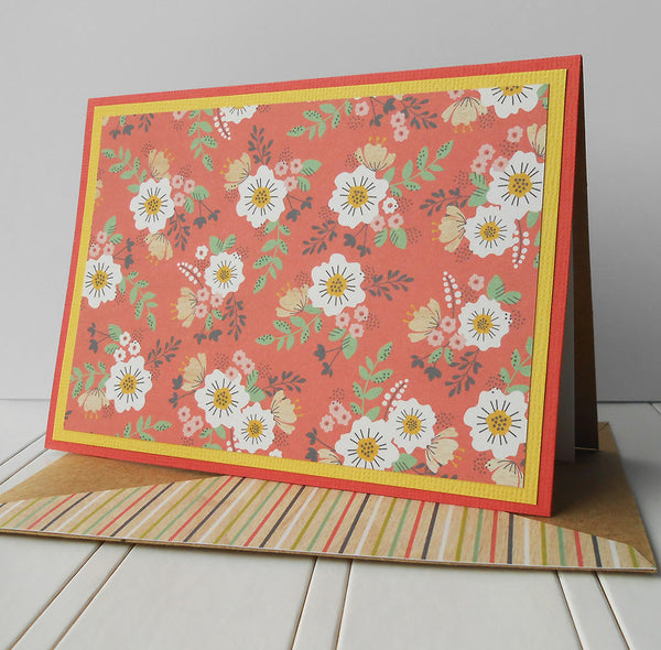 Blank Notecard Set 6 Different All Occasion Cards Sew Colorful Designs
