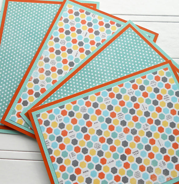 Blank Notecard Set 6 Different All Occasion Cards Sew Colorful Designs