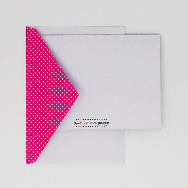 Blank Notecard Set 8 Different All Occasion Cards Sew Colorful Designs