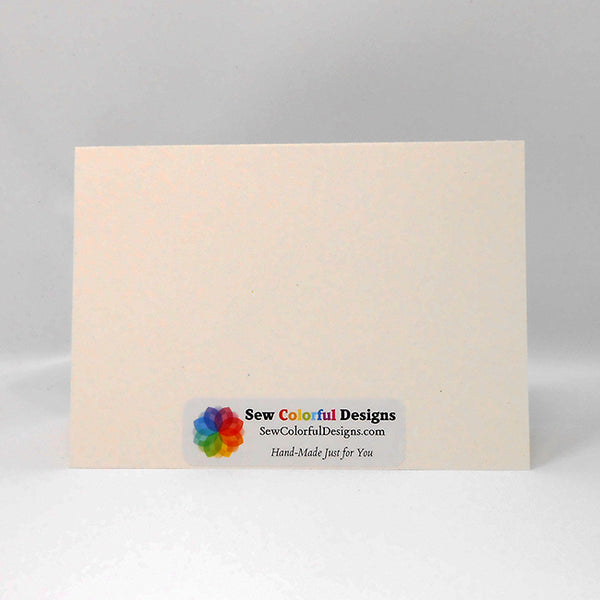 Blank Notecard Set 6 Different All Occasion Cards Sew Colorful Designs