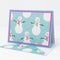 Winter Sweetheart: Blank Notecard Set of 6 Different Cards with Matching Embellished Envelopes