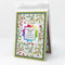 Blank Notecard Set: 6 Different Cards with Matching Embellished Envelopes - Mistletoe