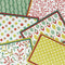 Blank Notecard Set: 6 Different Cards with Matching Embellished Envelopes - Mistletoe