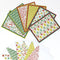 Blank Notecard Set: 6 Different Cards with Matching Embellished Envelopes - Mistletoe
