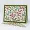 Blank Notecard Set: 6 Different Cards with Matching Embellished Envelopes - Mistletoe