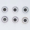 New Day: Set of 6 Color Pop Dots Magnets