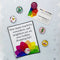 New Day: Set of 6 Color Pop Dots Magnets