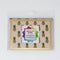 On Trend: Blank Notecard Set of 4 Cards, 2 Each of 2 Different Designs with Matching Embellished Envelopes