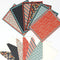 Pocket Posies: Stationery Set of 6 Different Blank Cards with Matching Embellished Envelopes