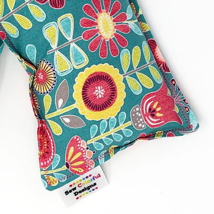 Rachel: Flax Seed Hot / Cold Pack | Microwavable Heating Pad and Ice Pack