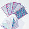 Sweet Winter: Blank Notecard Set of 6 Different Cards with Matching Embellished Envelopes be