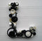 Handmade Artful Freestanding Designer Letter - BLACK & WHITE - Sew Colorful Designs