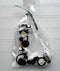 Handmade Artful Freestanding Designer Letter - BLACK & WHITE - Sew Colorful Designs