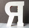 Handmade Artful Freestanding Designer Letter - Pink & Cream - Sew Colorful Designs