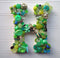 Handmade Artful Freestanding Designer Letter - Green - Sew Colorful Designs
