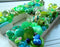 Handmade Artful Freestanding Designer Letter - Green - Sew Colorful Designs