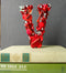Handmade Artful Freestanding Designer Letter - Red - Sew Colorful Designs
