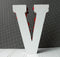 Handmade Artful Freestanding Designer Letter - Red - Sew Colorful Designs