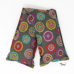 Pop Flowers: Flax Seed Hot/Cold Pack | Microwavable Heating Pad and Ice Pack - Sew Colorful Designs