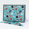 Bow Wow: Blank Notecard Set of 4 Cards, 2 Each of 2 Different Designs with Matching Embellished Envelopes