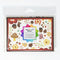 Autumnal Garden: Blank Notecard Set of 4 Cards, 2 Each of 2 Different Designs with Matching Embellished Envelopes