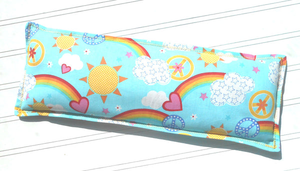 Happy Day: Flax Seed Hot/Cold Pack | Microwavable Heating Pad and Ice Pack - Sew Colorful Designs