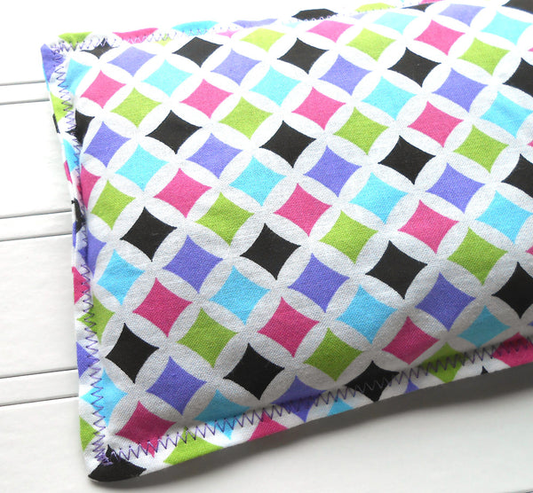 Serendipity: Flax Seed Hot/Cold Pack | Microwavable Heating Pad and Ice Pack - Sew Colorful Designs