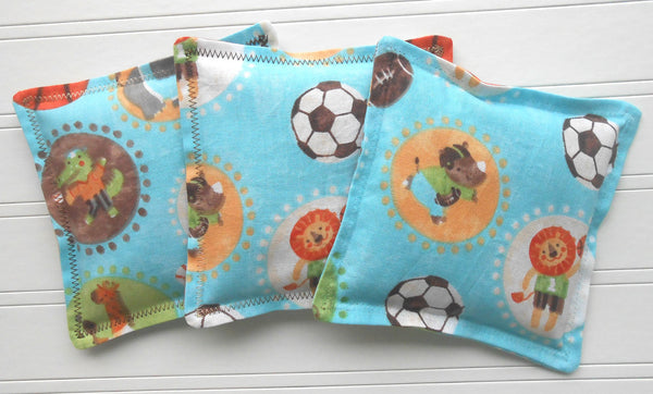 Sport Safari: Flax Seed Hot/Cold Pack | Microwaveable Heating Pad and Ice Pack - Sew Colorful Designs