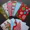 Winter Magic: Blank Notecard Set of 6 Different Cards with Matching Embellished Envelopes