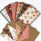 Boho Chic: Set of 6 Different Blank Cards with Matching Embellished Envelopes