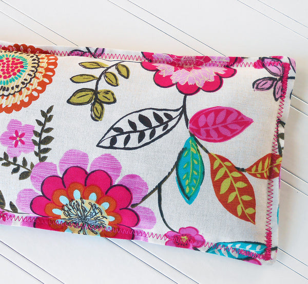 Calista: Flax Seed Hot/Cold Pack | Microwavable Heating Pad and Ice Pack - Sew Colorful Designs