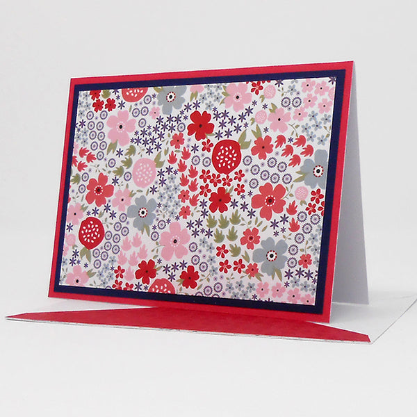 Blank Notecard Set 6 Different All Occasion Cards Sew Colorful Designs