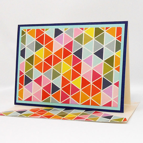 Blank Notecard Set 6 Different All Occasion Cards Sew Colorful Designs