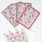 Little Girls: Blank Notecard Set of 4 Cards, 2 Each of 2 Different Designs with Matching Embellished Envelopes
