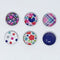 Love Ya: Set of 6 Color Pop Dots Magnets