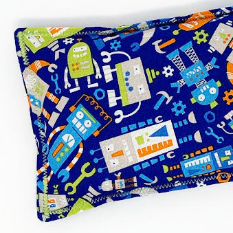 Robots: Flax Seed Hot / Cold Pack | Microwavable Heating Pad and Ice Pack
