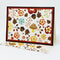 Autumnal Garden: Blank Notecard Set of 4 Cards, 2 Each of 2 Different Designs with Matching Embellished Envelopes